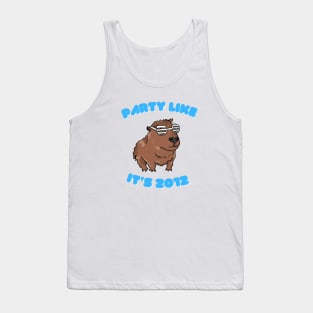 Party like it’s 2012 Capybara Tank Top